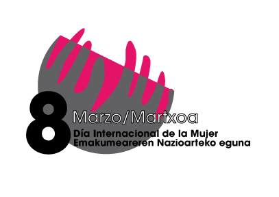 Logo 8 de marzo Amaia Aizpun